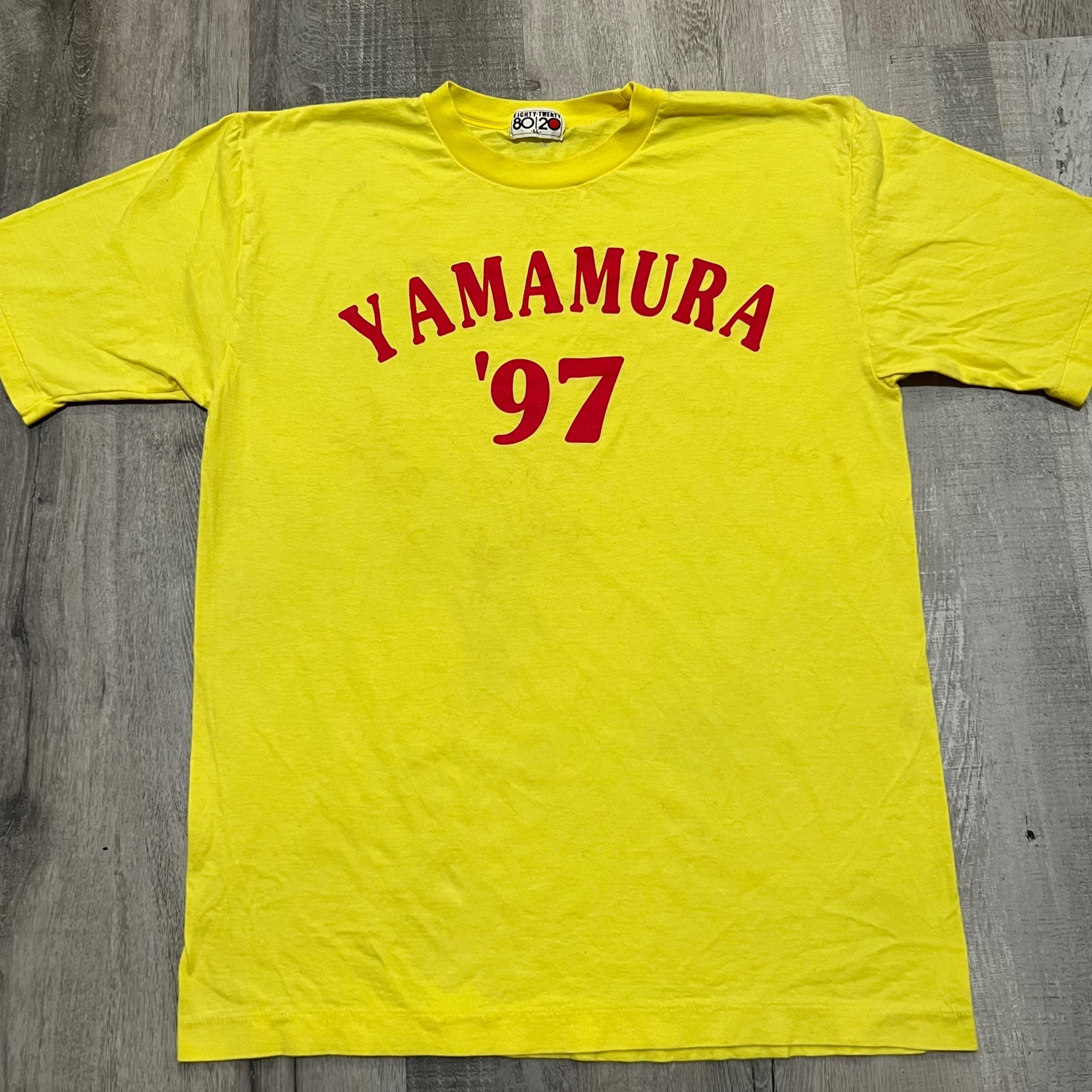 Vintage 80/20 Yamamura Japan Yellow 1997 Skateboarding Photography T Shirt