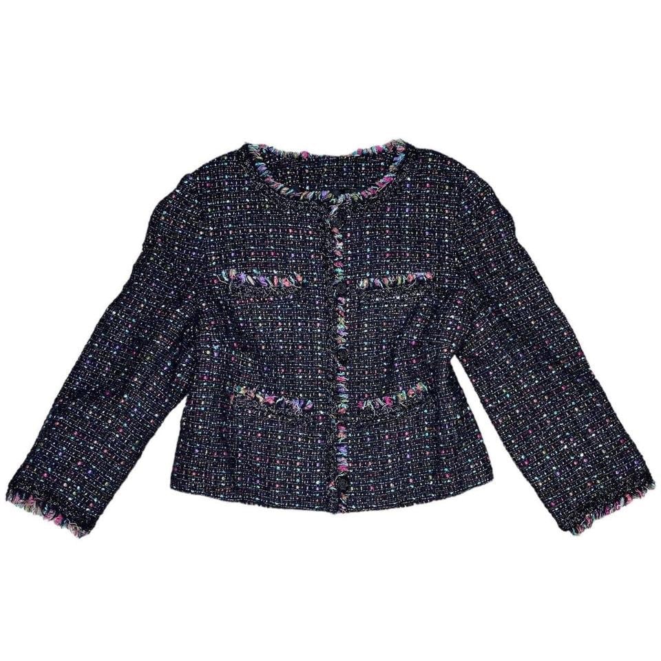 Y2k 2000s Rare Anna Sui Tweed Jacket Sz XS