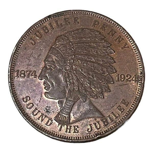Jubilee Penny Sound Of The Jubilee 1874-1924 Christian Temprance Union Coin