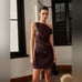 Asymmetrical Cold-Shoulder PU Leather Dress