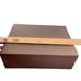 Louis Vuitton Gift Box Empty Storage Dark Brown Authentic Logo Flawed READ