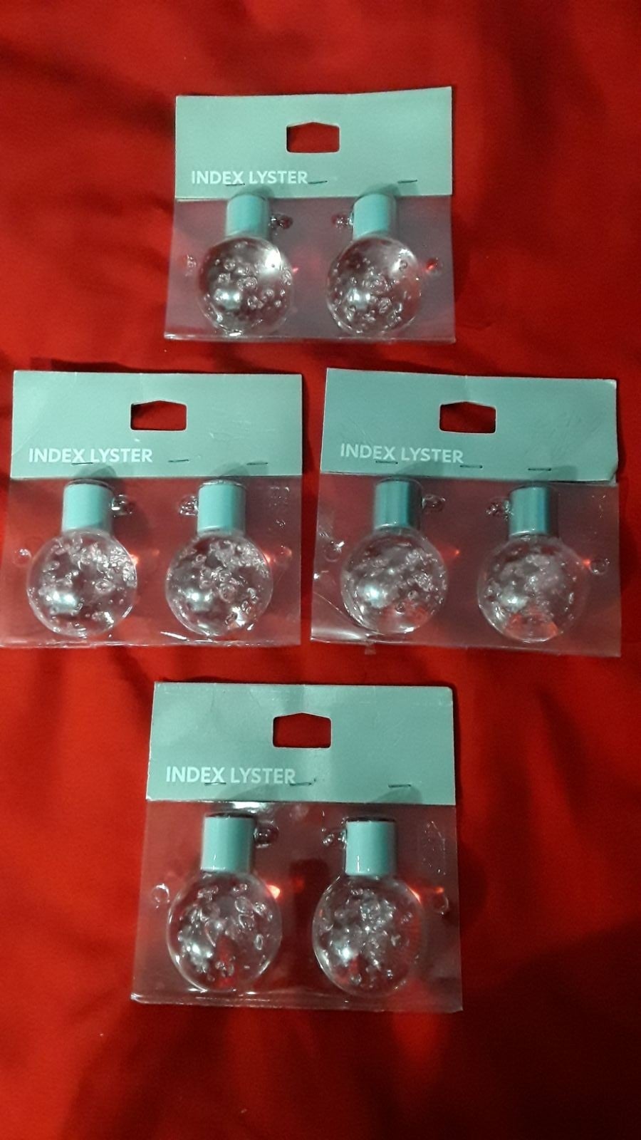 Ikea Index Lyster Curtain Ends 8 pieces
