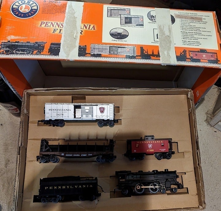 Pennsylvania flyer Train set O gauge