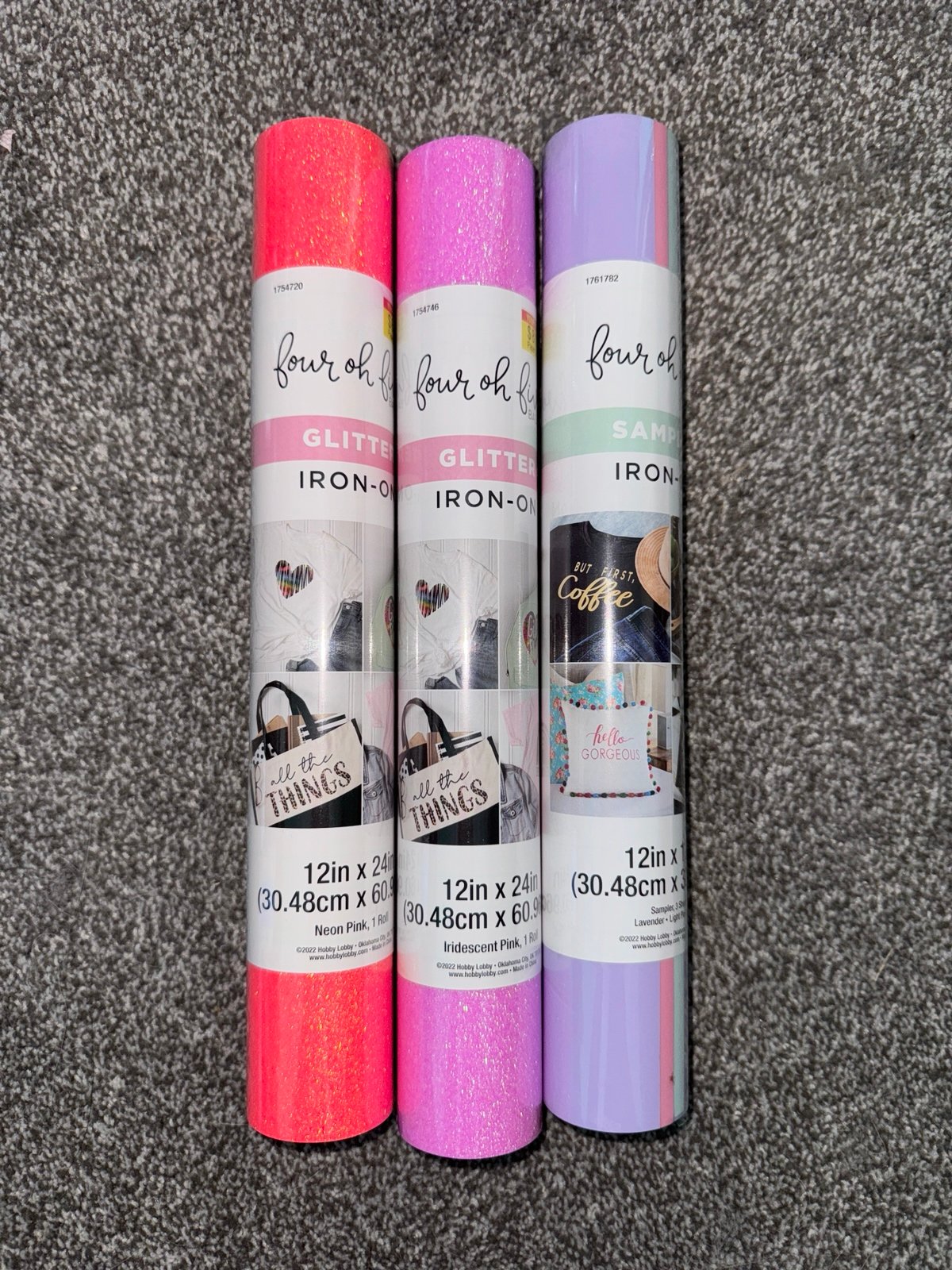 Crafting iron ons vinyls