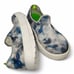 Oofos Women's Oomg Eezee Slip On Shoes Womens Size 5 Tie Dye Blue