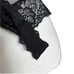 Arianne Black Lace & Sheer Bodice Teddy Lingerie