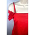 Staud Ruffle Sleeve Tomato Red Harbor Mini Dress Size XS