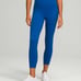 Lululemon Fast and Free High Rise Tight 25 size 0 symphony blue SYMB