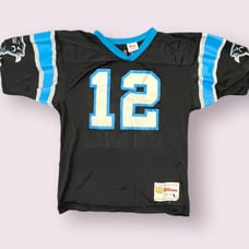 Y2K Wilson Carolina Panthers Youth Jersey Kerry Collins #12 Sz L