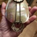 Rare Antique Mother Of Pearl & Sterling Silver Serving Caviar Bowl Dish 6.5