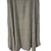 EILEEN FISHER Skirt L Organic Linen Jersey Striped Handkerchief Pull On Olive
