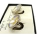Vintage Genuine Butterfly Wings Cufflinks Hoffman Silver Tone Bowling Ball Pin