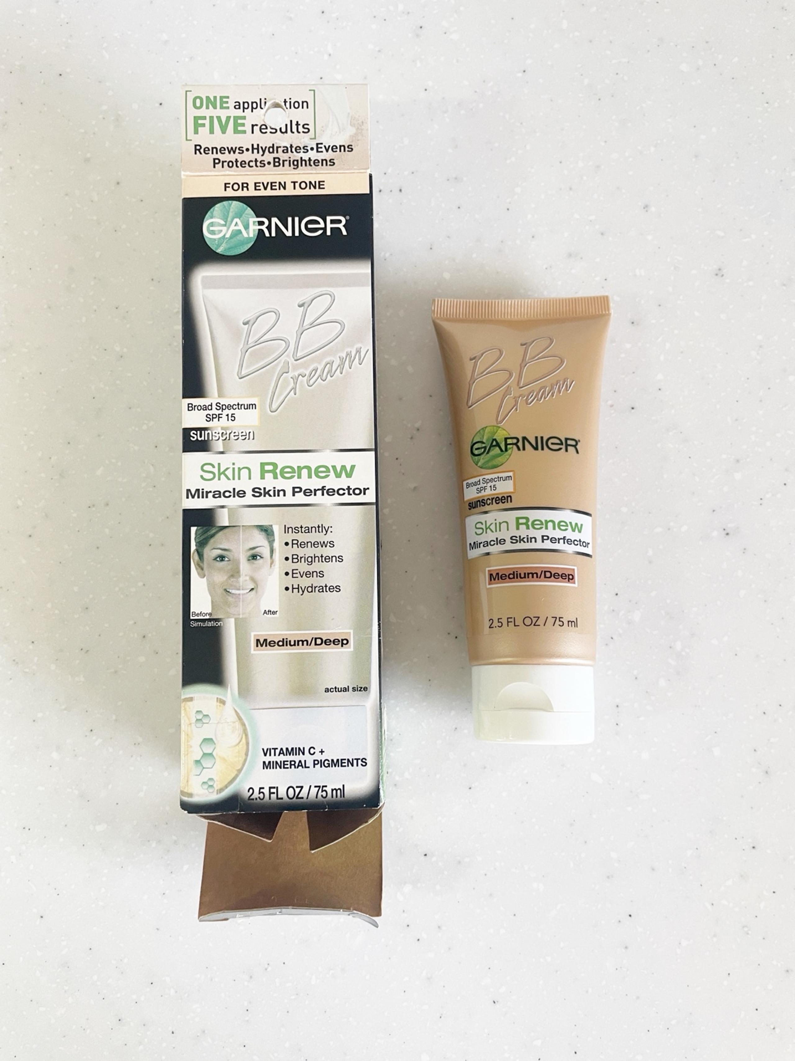NEW Garnier Skin Renew Miracle Skin Perfector BB Cream medium/deep