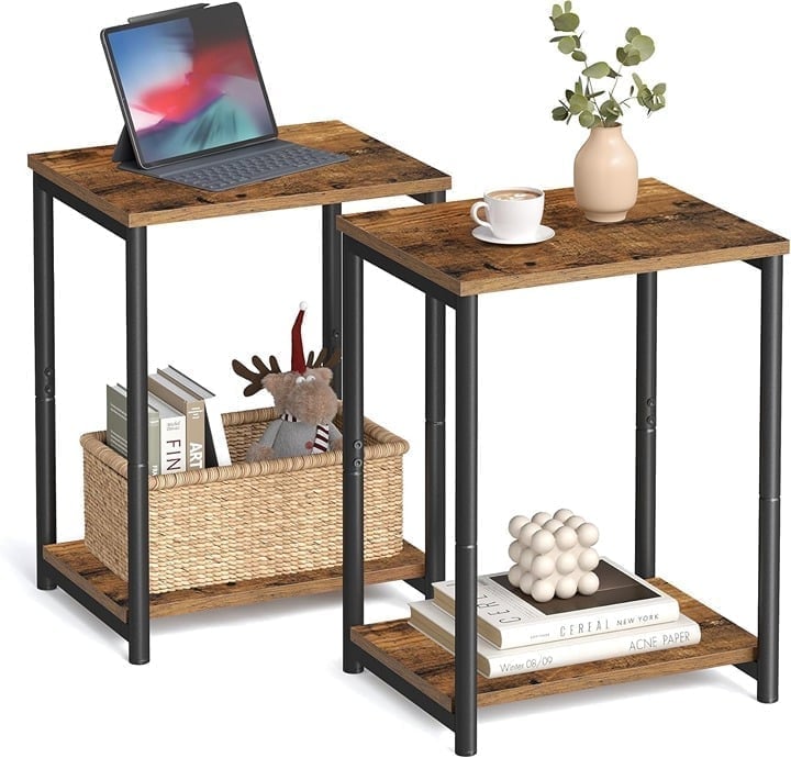 Side Tables Set of 2, Small End Table, Nightstand (Free Shipping)