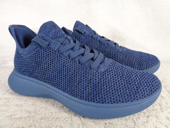 Vivaia Urban Sneaker Sliders Hands Free Shoes Womens US 7 Blue Yarn Mesh