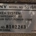 Sony SS-SR490 bookshelf speakers.