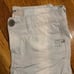 Women's Tye Dye Blue and White High Waisted Shorts