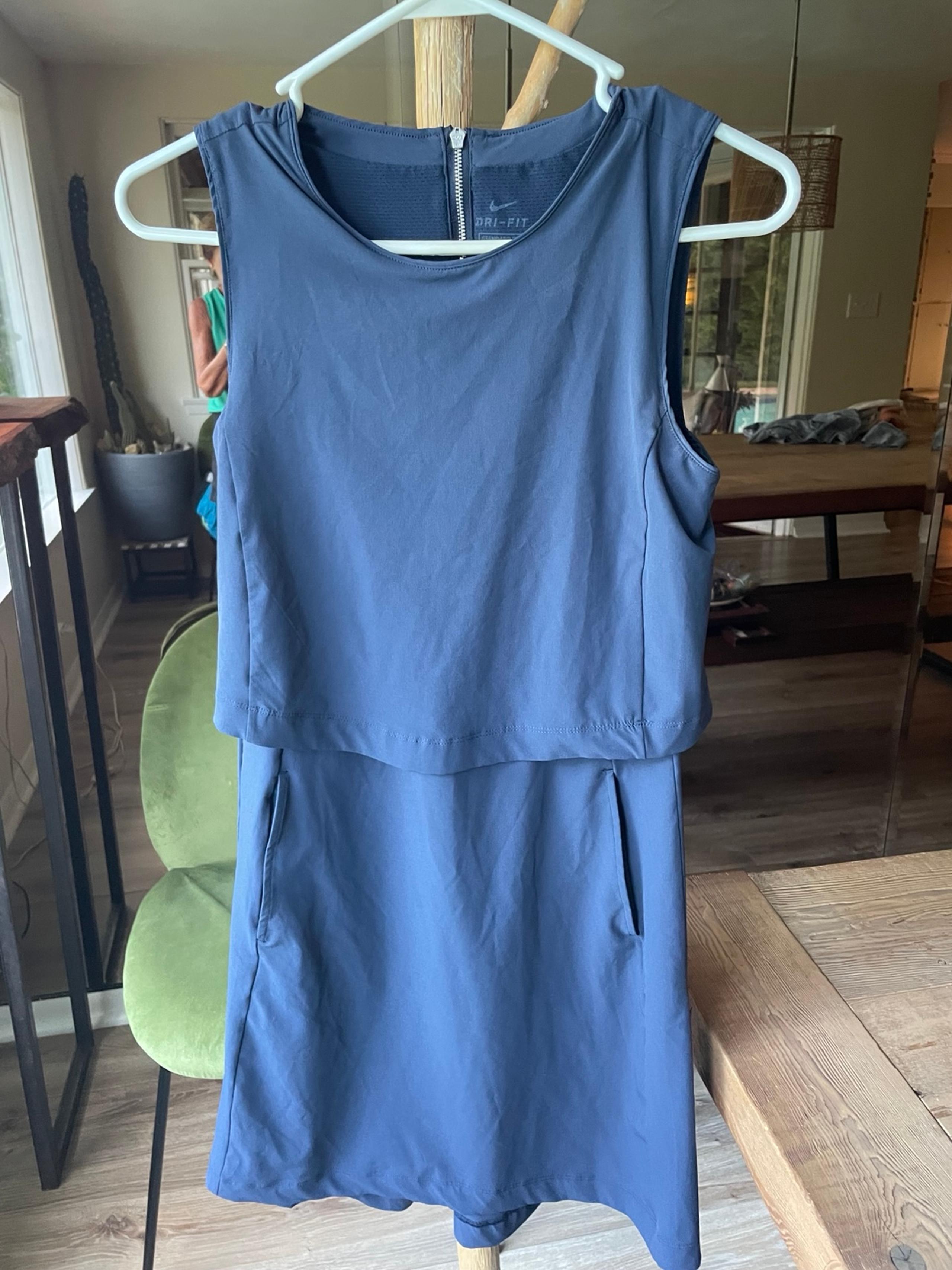 NWOT Nike Dri-Fit navy athletic dress XS