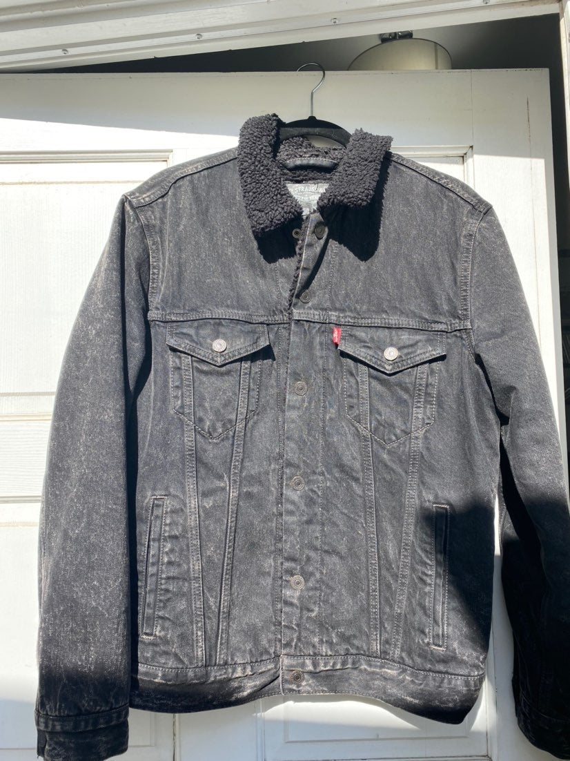 levi sherpa jean jacket