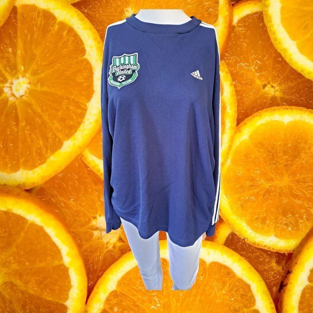 Adidas Buckingham United Soccer Club Long Sleeve Shirt Size Medium