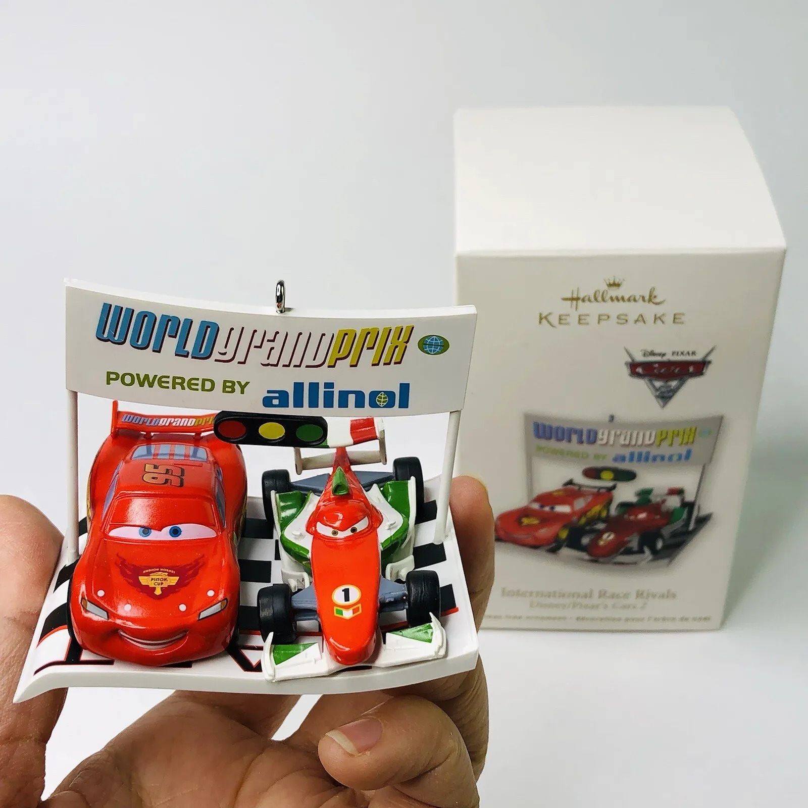 Hallmark Keepsake Ornament 2011 Disney Pixar Cars 2 International Race Rivals