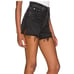 AGOLDE Dee Shorts Raw Hem Side Slits Black Wash Size 34 Women’s High Waisted