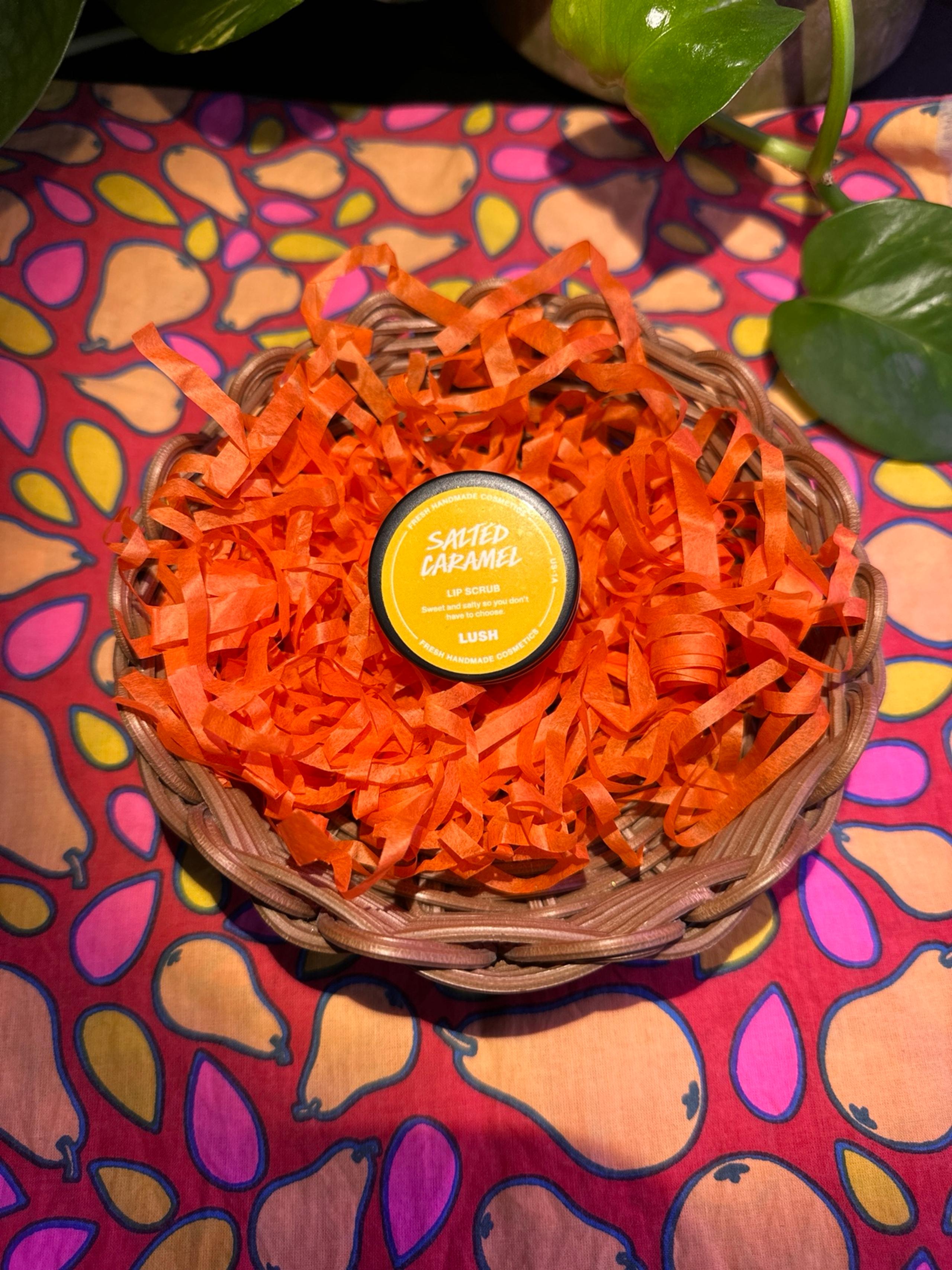LUSH Salted Caramel Lip Scrub