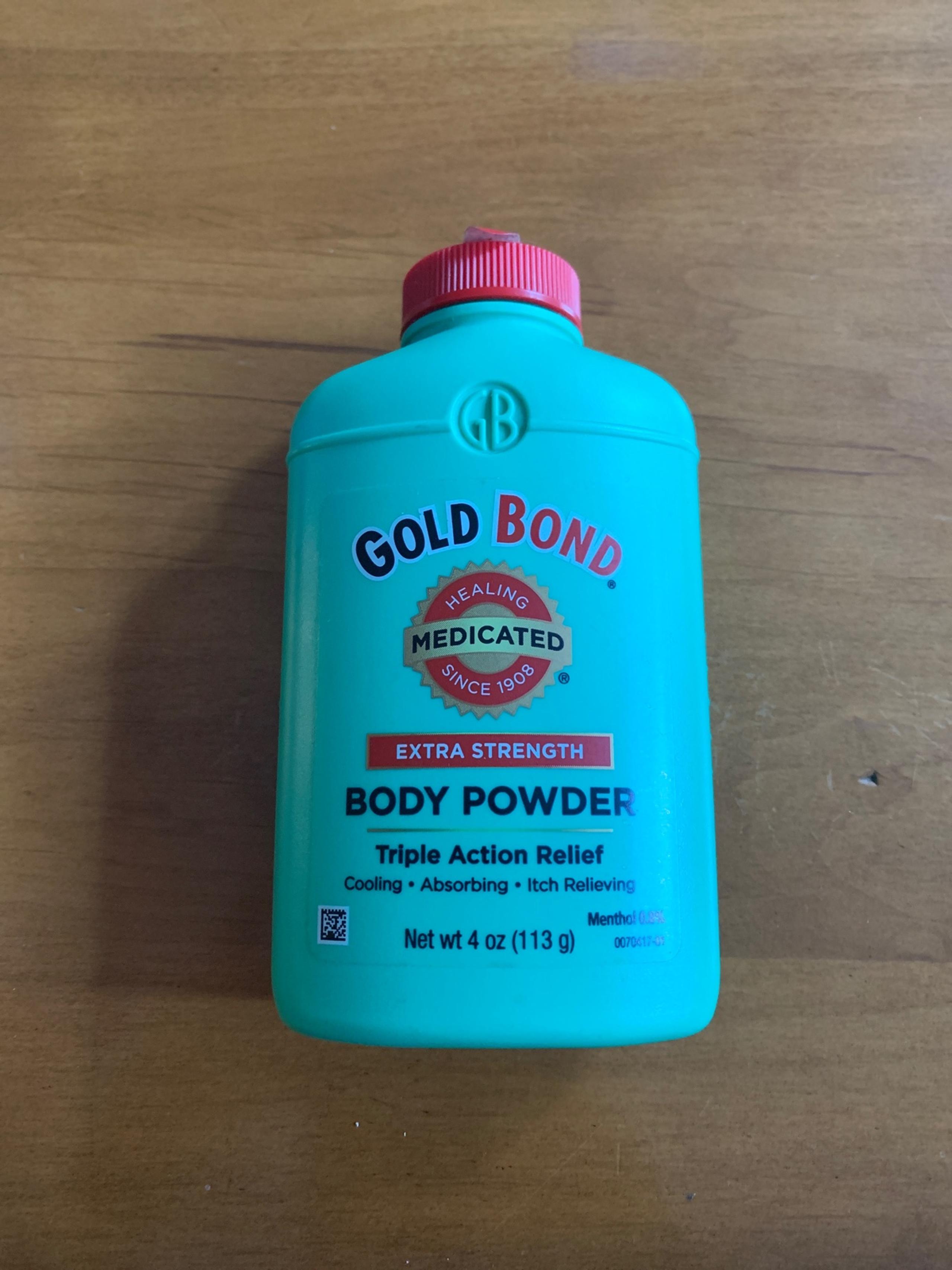 Gold Bond Extra Strength Medicated Body Powder with TALC Original Formula 4 oz.