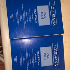 Louisiana Civil Law Books