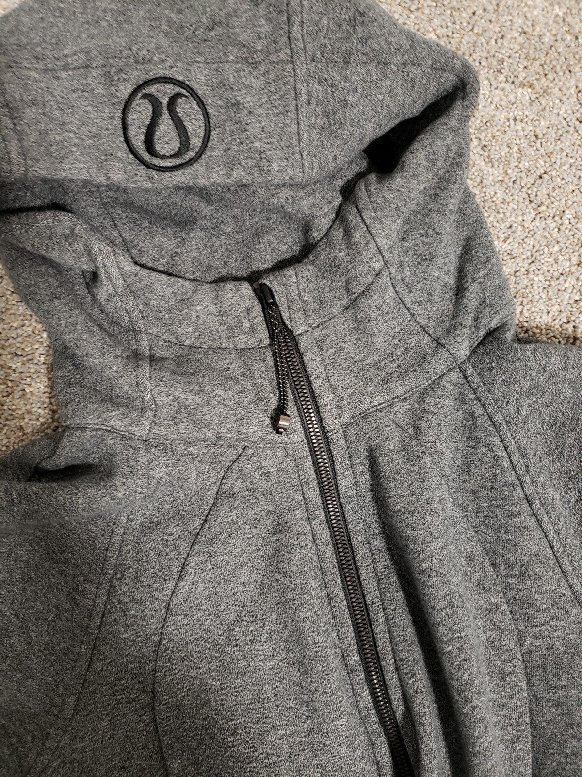 Lululemon Scuba Hoodie *Sparkle - Heathered Blurred Grey / Blurred