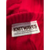 Vintage 70s Red Acrylic V Neck Sweater Vest