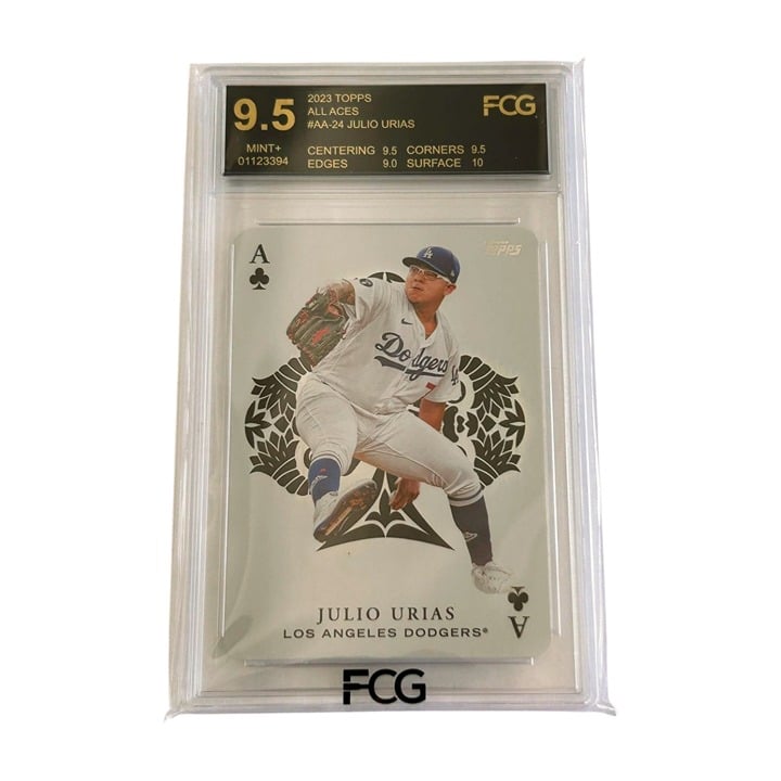 Julio Urias Baseball Card 2023 Topps - All Aces #AA-24