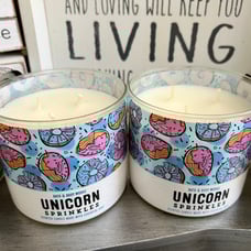 Two Bath & Body Works Unicorn Sprinkles candles