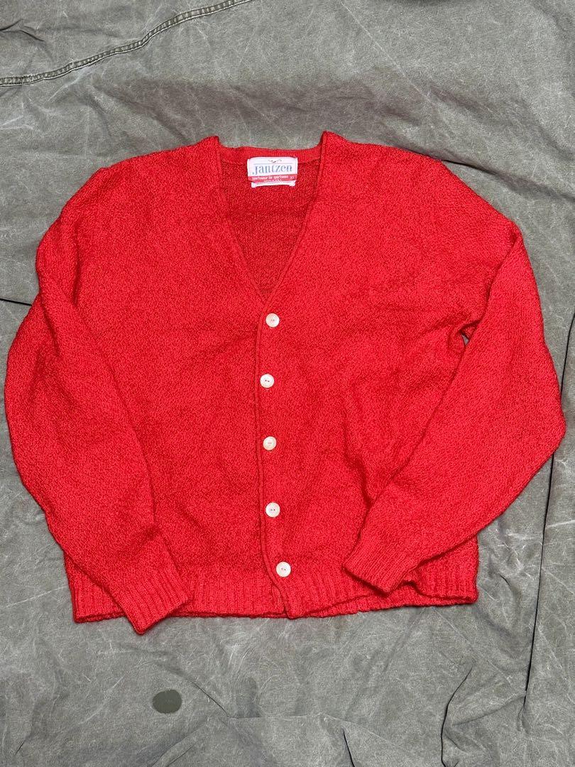 Special 60s vintage mohair cardigan RED