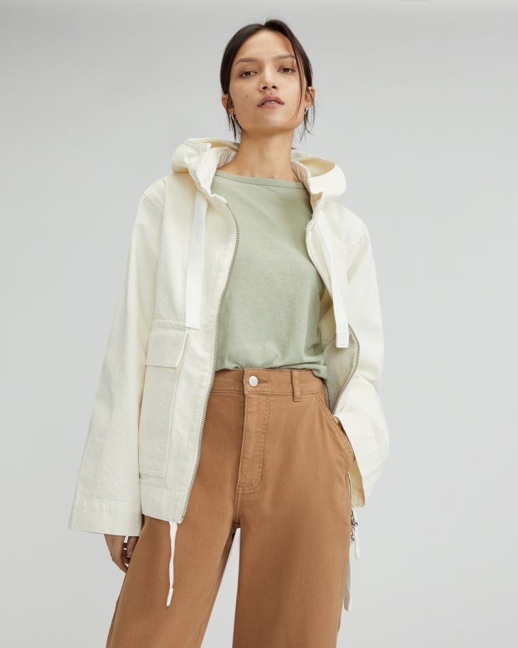 Everlane Jacket Women’s Medium Canvas Organic Cotton Anorak