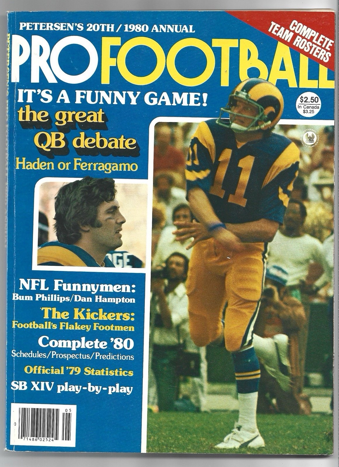 Peterson’s 20th Pro Football 1980 Annual
