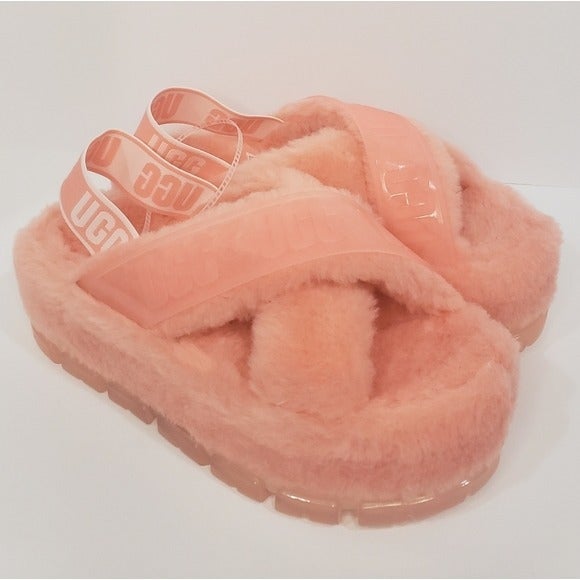 UGG Platform Sandals Size 8 Orange Color