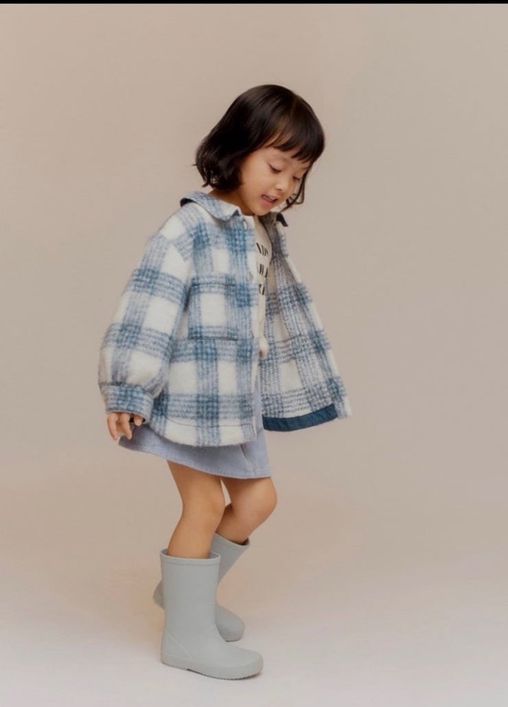 ZARA PLAID OVERSHIRT jacket Size 4/5y
