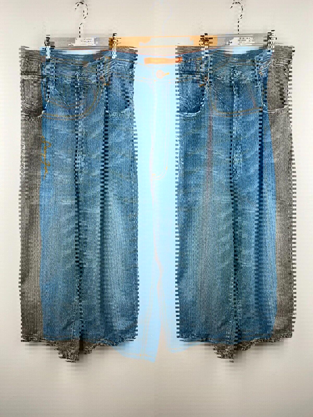 Vintage Sean John Shorts 40 Denim Jorts Baggy Y2K Skate Hip Hop Jean Wide Leg