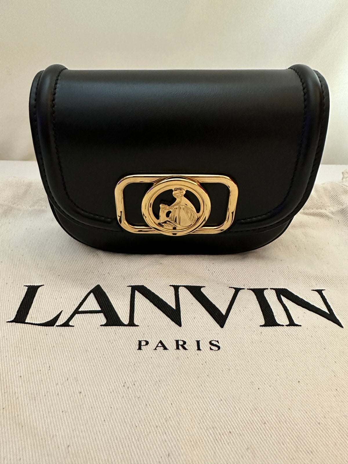 LANVIN Mother & Daughter Crossbody Bag Leather Nano