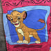 VTG DISNEY LION KING FLAT SHEET TWIN 90'S Simba Fabric Excellent Condition 67x93