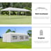 10' x 30' White Gazebo Wedding Party Tent Canopy W/ 8 Sidewalls Outdoor