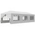 10' x 30' White Gazebo Wedding Party Tent Canopy W/ 8 Sidewalls Outdoor
