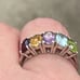 Vintage 925 Silver & 5 Gemstone Ring! (2.5 carats)! (6)