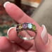Vintage 925 Silver & 5 Gemstone Ring! (2.5 carats)! (6)
