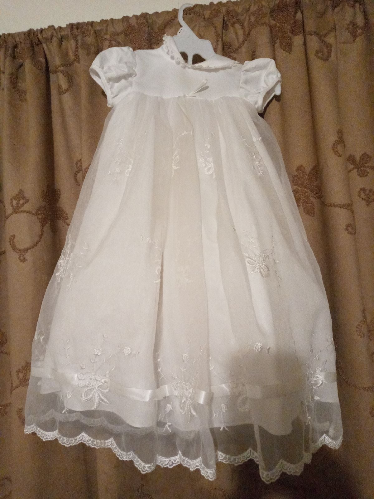Baby christening dress worn once