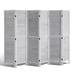 ⭐VEVOR Wood Room Divider Wooden Privacy Screen 6 Panel Room Separation Divider