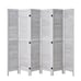 ⭐VEVOR Wood Room Divider Wooden Privacy Screen 6 Panel Room Separation Divider