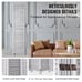 ⭐VEVOR Wood Room Divider Wooden Privacy Screen 6 Panel Room Separation Divider