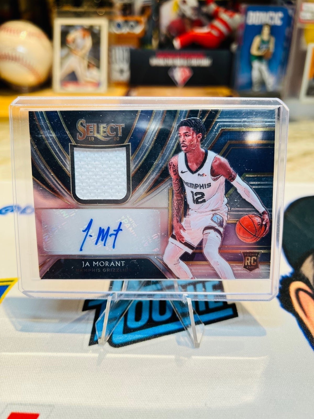 2019-20 Panini Select Ja Morant Rookie RC Auto /199 #RJA-JMT read